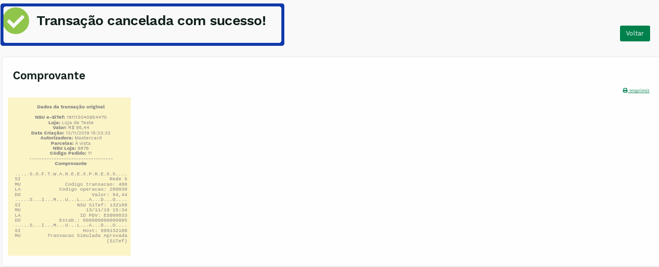 &quot;Tela de sucesso de cancelamento da transação.&quot; -no-filter