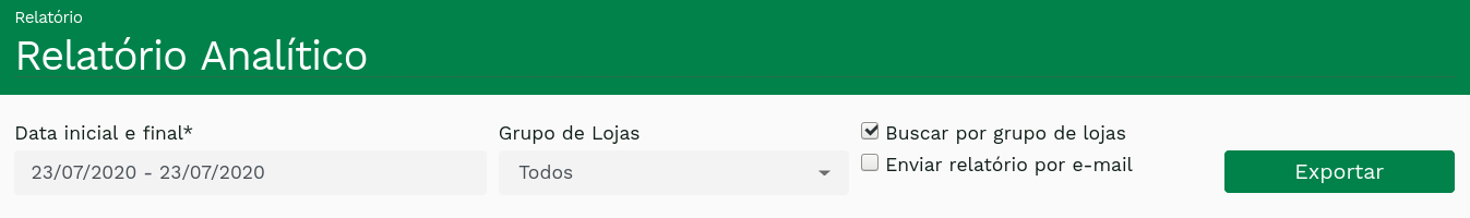 &quot;Filtros do Relatório de Transações.&quot; -no-filter