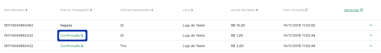 &quot;Link para visualizar comprovante da recarga.&quot; -no-filter