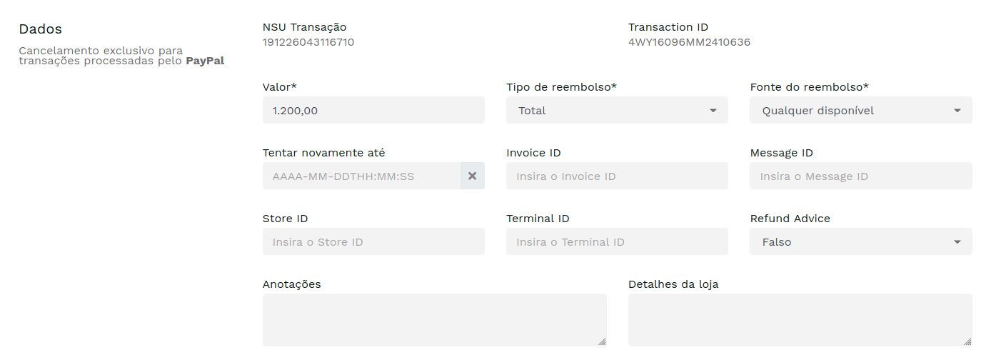 Cancelamento via Portal