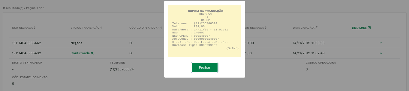 &quot;Recharge Receipt.&quot; -no-filter