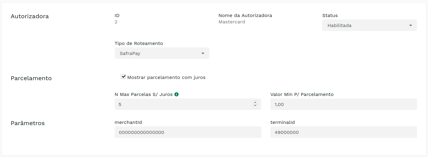 Portal SafraPay